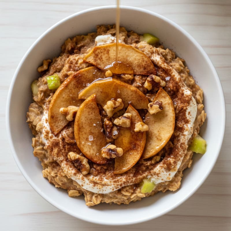 Baked Apple Cinnamon Oatmeal