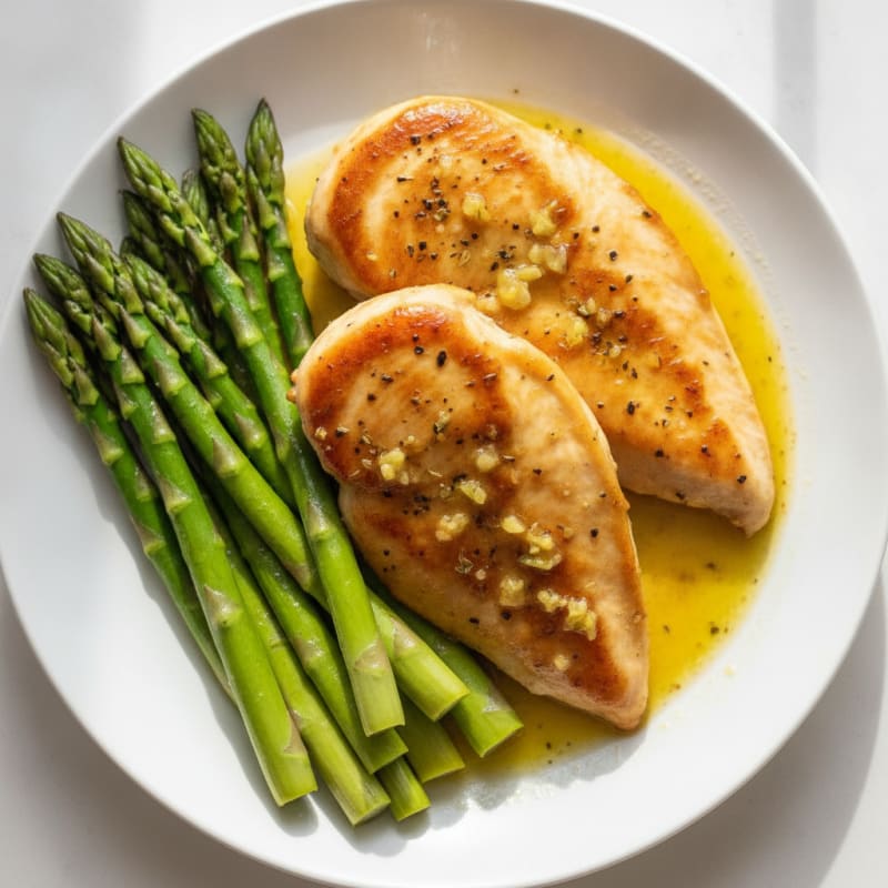 Lemon Herb Chicken and Asparagus