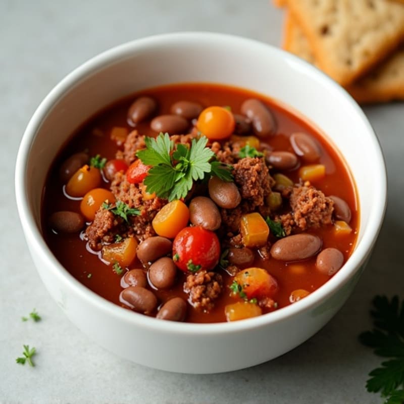 Hearty Slow Cooker Beef Chili