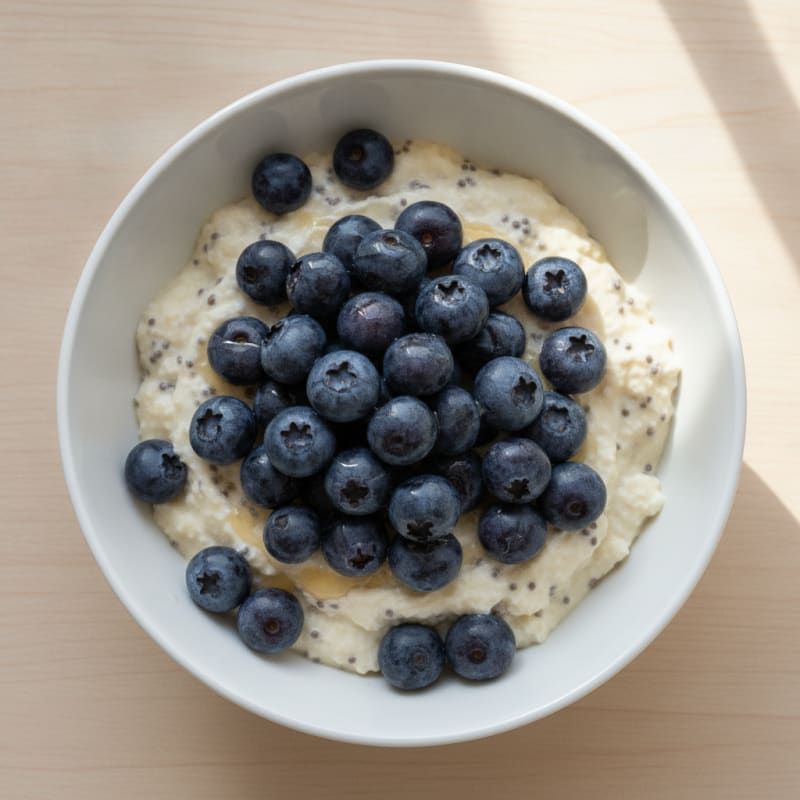 Silken Tofu Chia Fruit Pudding