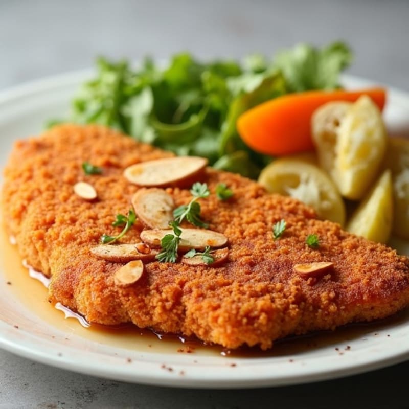 Crispy Almond-Crusted Chicken Schnitzel