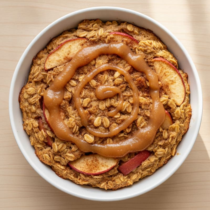 Baked Apple Cinnamon Oatmeal