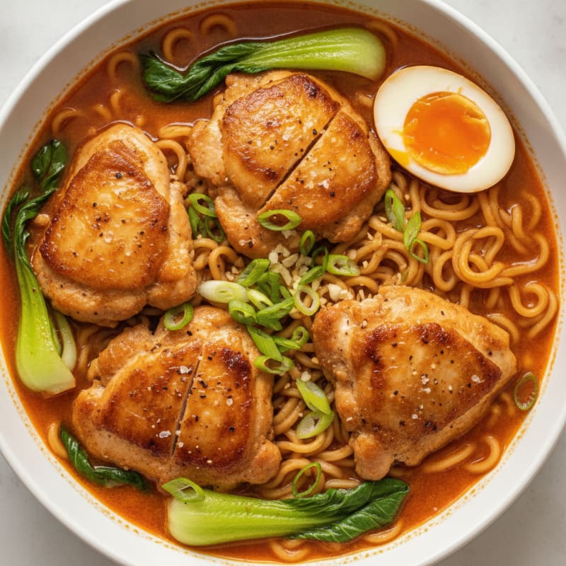 Gochujang Chicken Thigh Ramyun