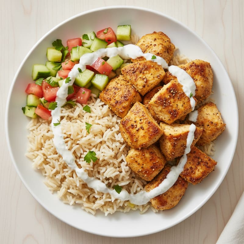 Chicken Shawarma Rice Bowl