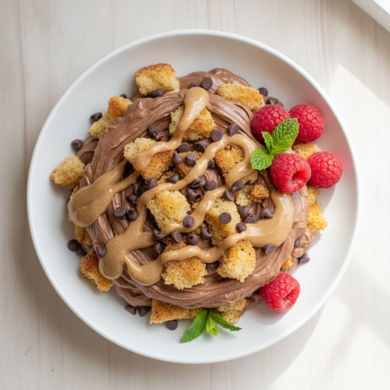 Chocolate Protein Greek Yogurt Parfait