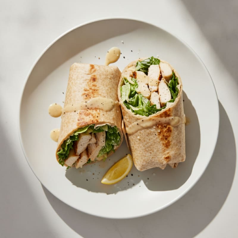Chicken Caesar Salad Wrap