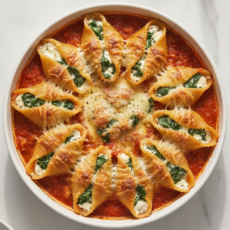Spinach & Ricotta Stuffed Shells