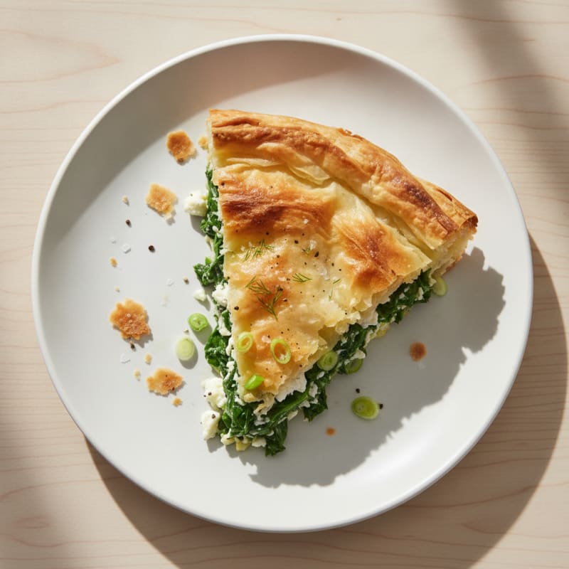 Spinach and Feta Phyllo Pie