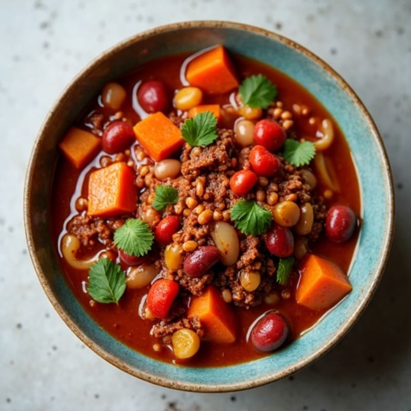 Slow Cooker Hearty Beef Chili with Vegetables