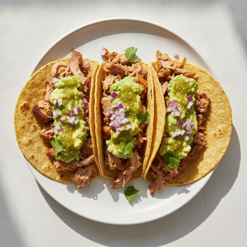 Slow-Cooked Pork Carnitas Tacos