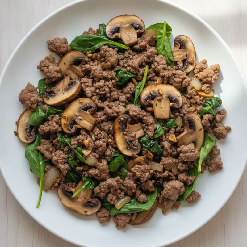Savory Beef and Mushroom Skillet
