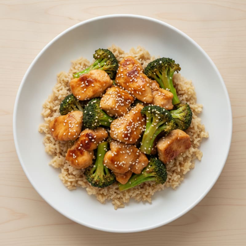 Teriyaki Chicken and Broccoli Stir-Fry