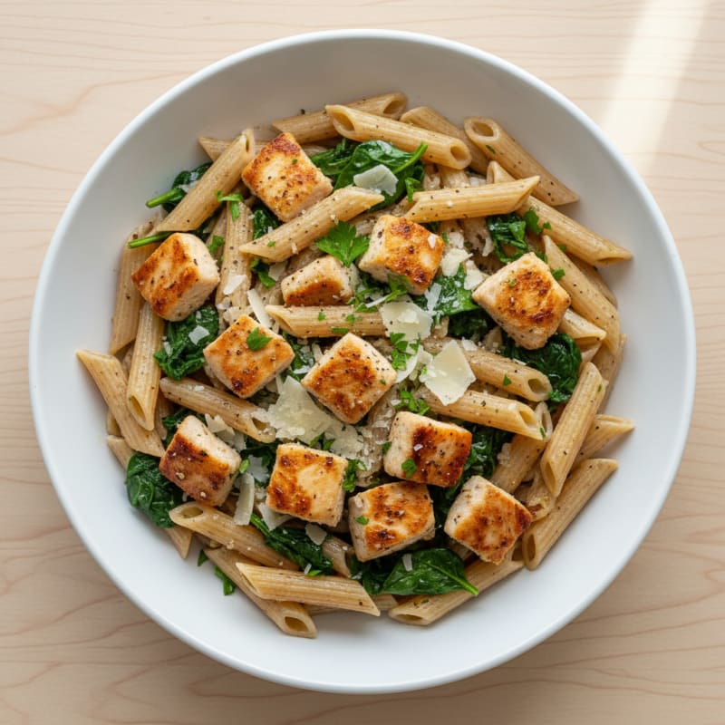 Garlic Herb Chicken Penne Pasta