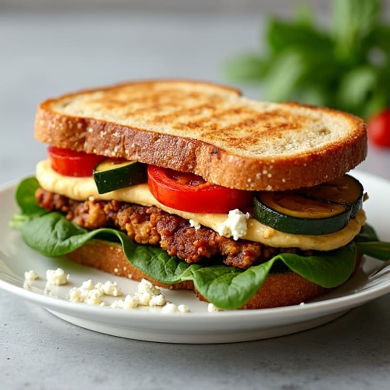 Hearty Grilled Veggie Sandwich