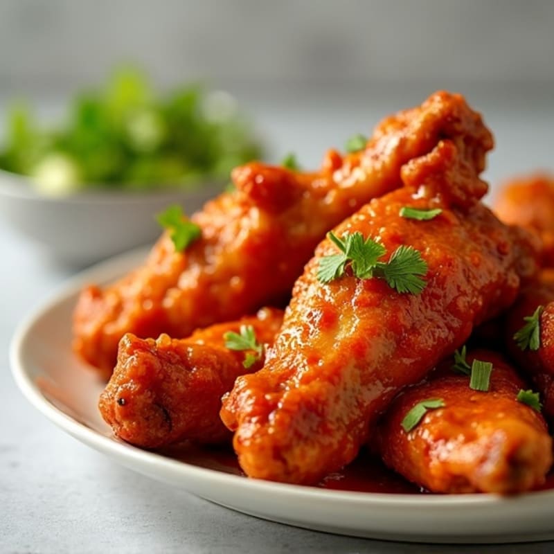 Crispy Baked Buffalo Chicken Wings