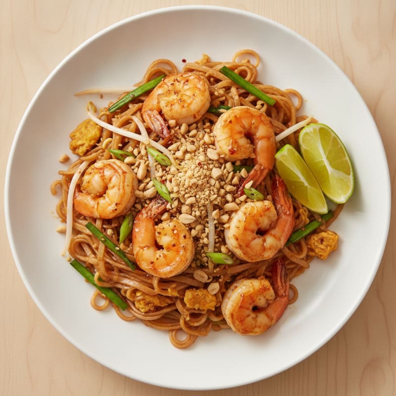 Shrimp Pad Thai Noodles