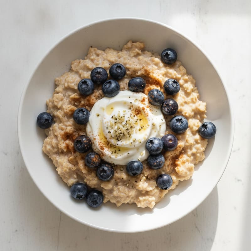 Classic Breakfast Porridge with Berries