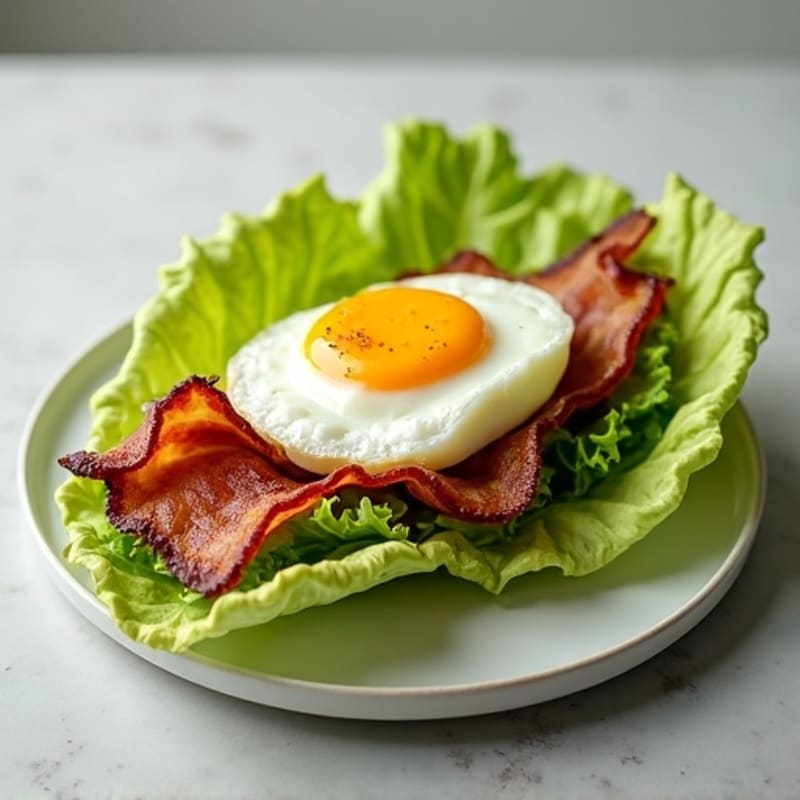 Crispy Turkey Bacon and Creamy Avocado Lettuce Wraps