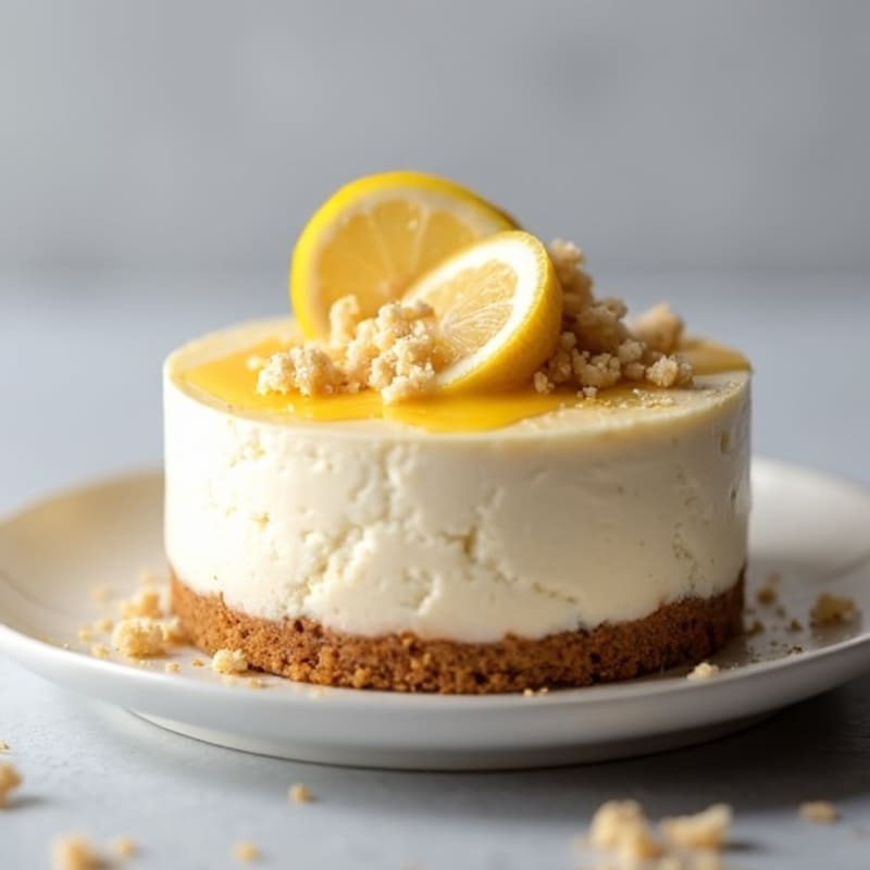 Creamy Greek Yogurt Protein Cheesecake