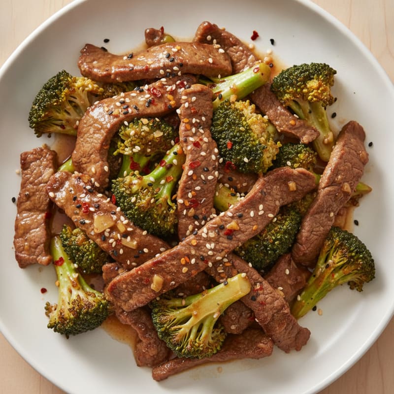 Sesame Beef & Broccoli Stir-Fry