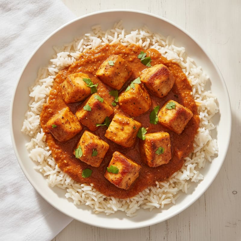Spiced Butter Chicken with Basmati Rice