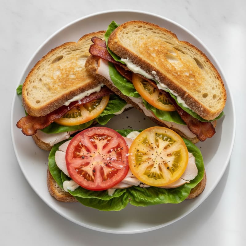 Classic BLT Sandwich with Toasted Sourdough