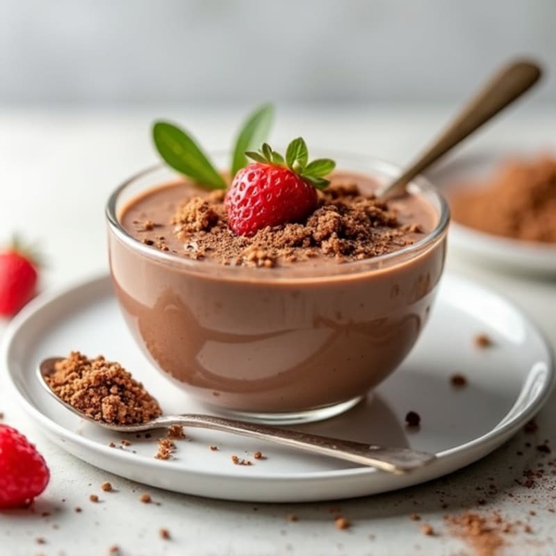 Greek Yogurt Chocolate Protein Pudding