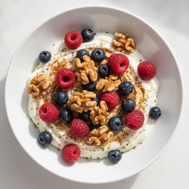 Yogurt Berry Nut Bowl