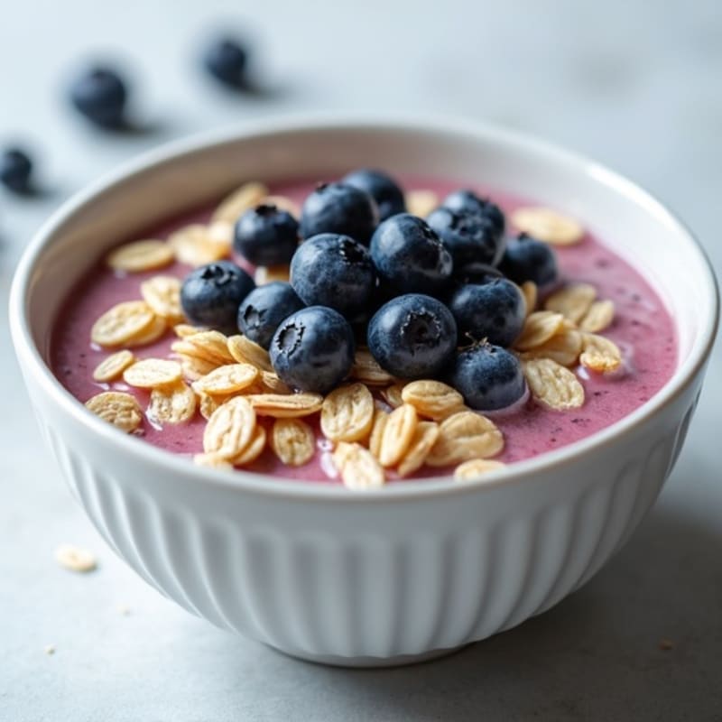 Creamy Blueberry Protein Oats