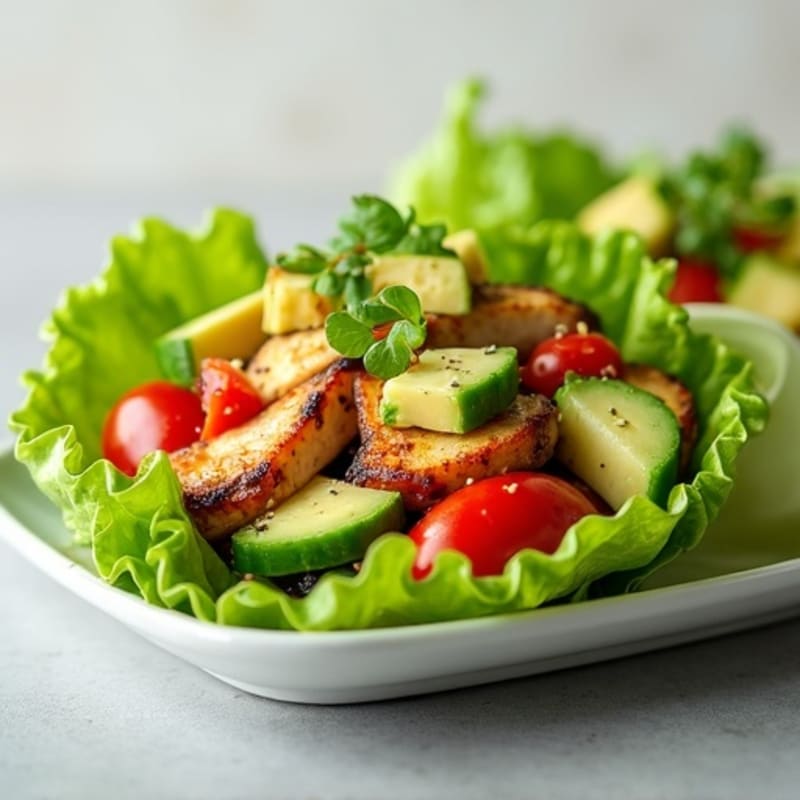 Herb-Grilled Chicken Lettuce Wrap