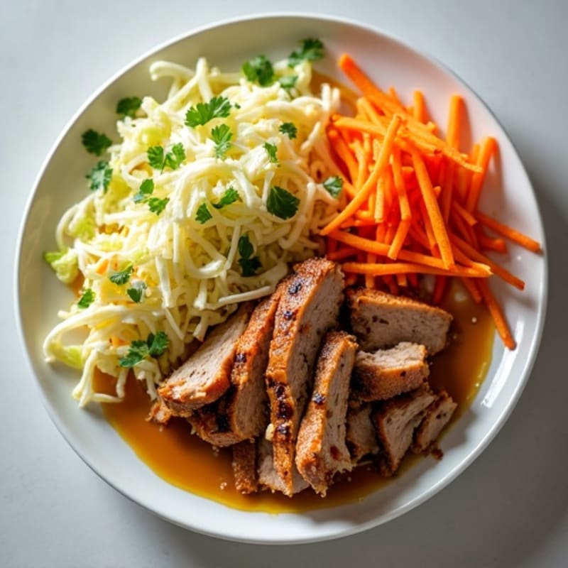 Citrus-Garlic Pulled Pork with Fresh Slaw