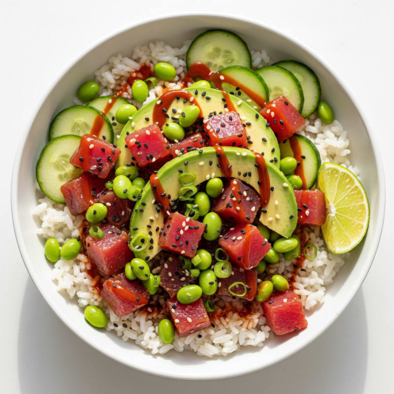 Zesty Ahi Tuna Poke Bowl