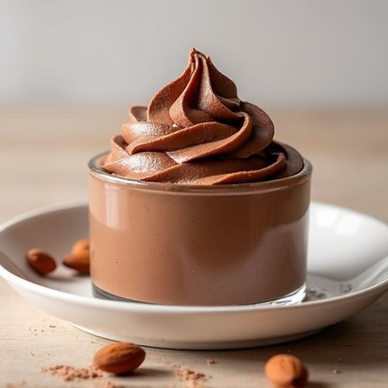 Chocolate Almond Yogurt Protein Mousse