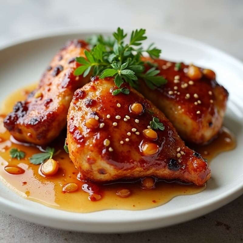 Sticky Baked Teriyaki Chicken Thighs
