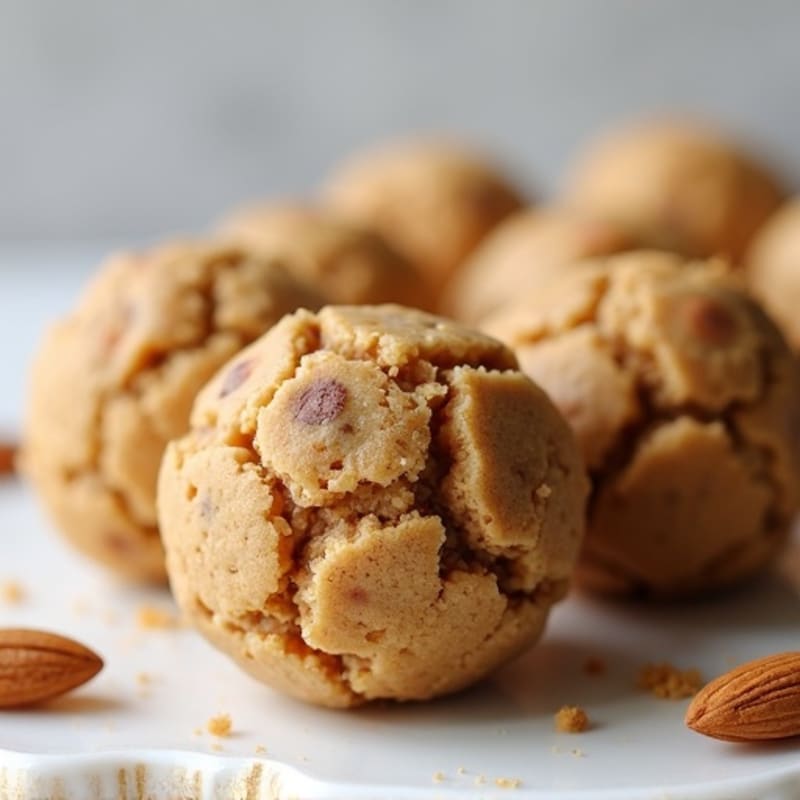 Chewy High-Protein Almond Butter Cookie Dough Bites