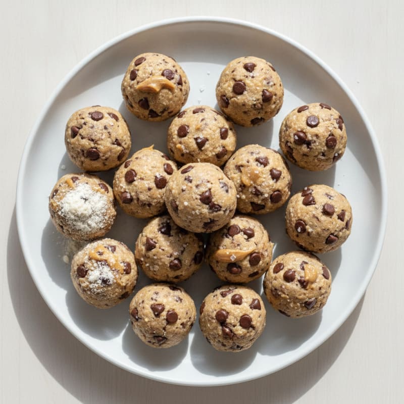 No-Bake Chocolate Chip Protein Bites
