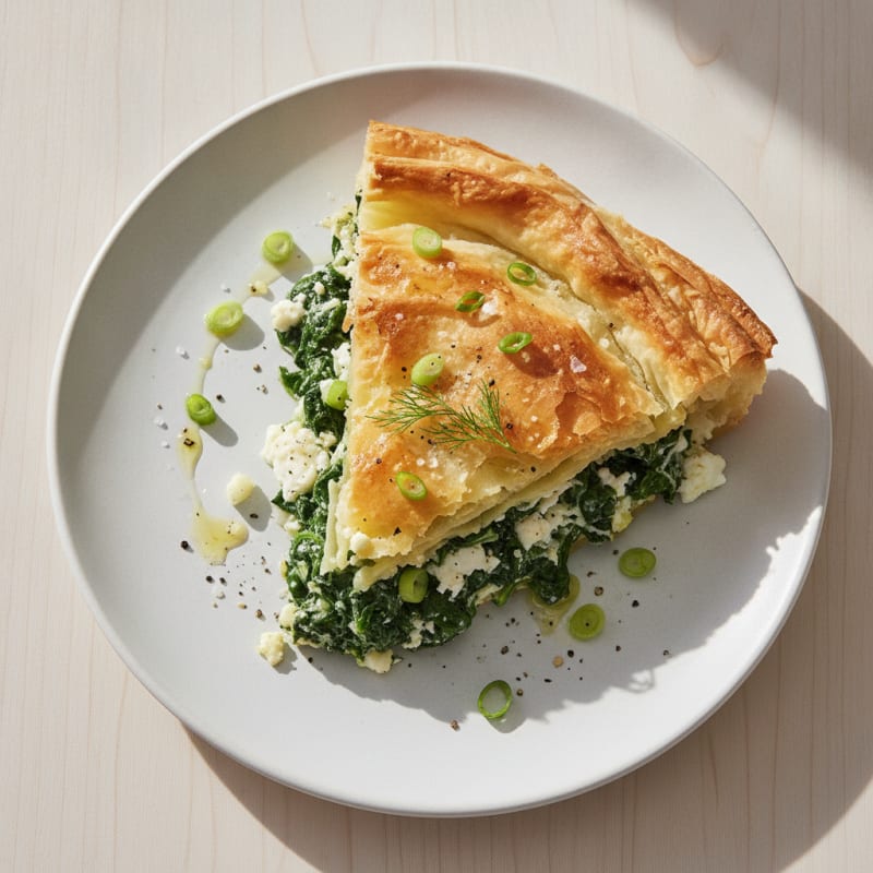 Spinach and Feta Phyllo Pie