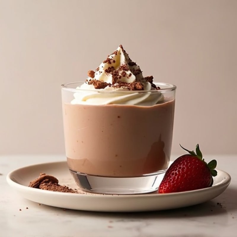 Silky Greek Yogurt Protein Mousse with Cocoa