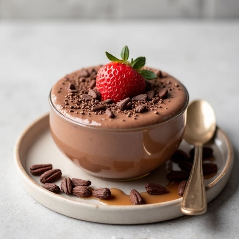 Silky Greek Yogurt Chocolate Pudding