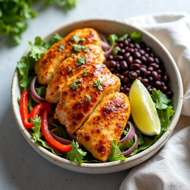 Sheet Pan Chicken Fajita Bowl