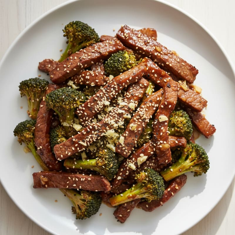 Sesame Beef and Broccoli Stir-Fry