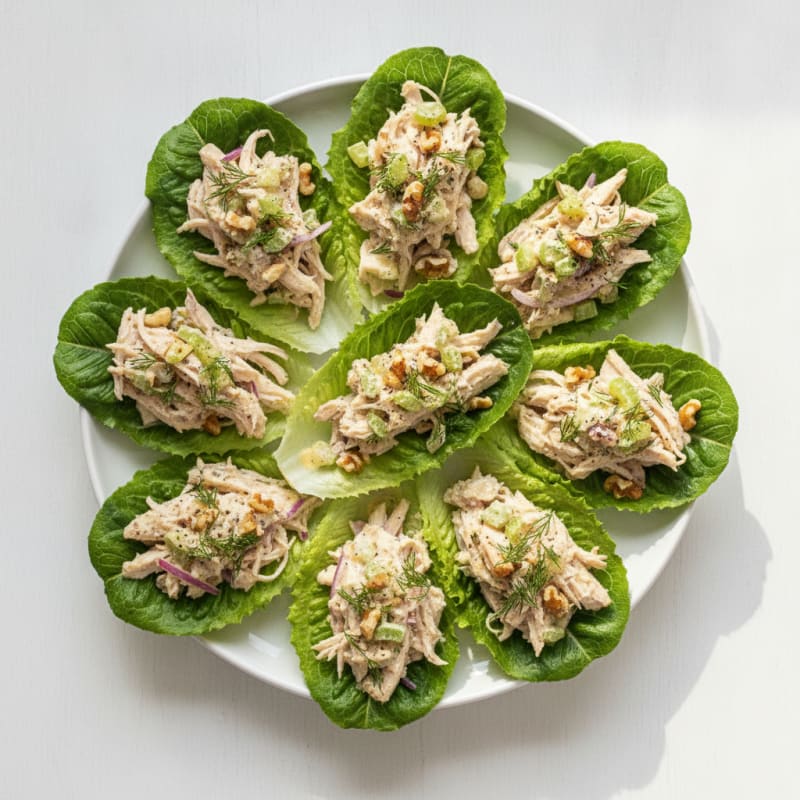 Chicken Salad Lettuce Wraps