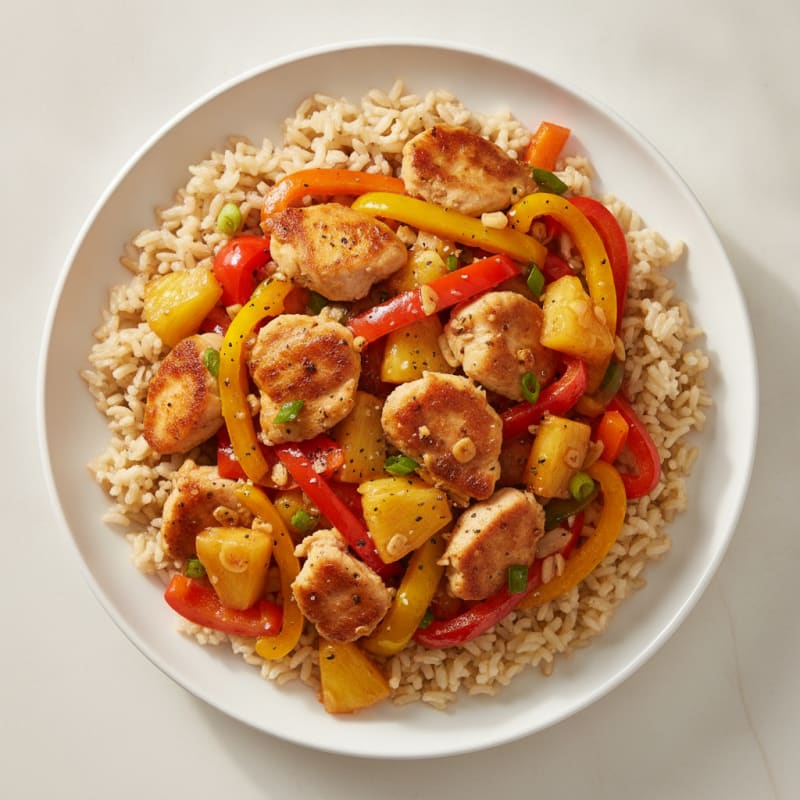 Sweet and Sour Chicken Stir-Fry