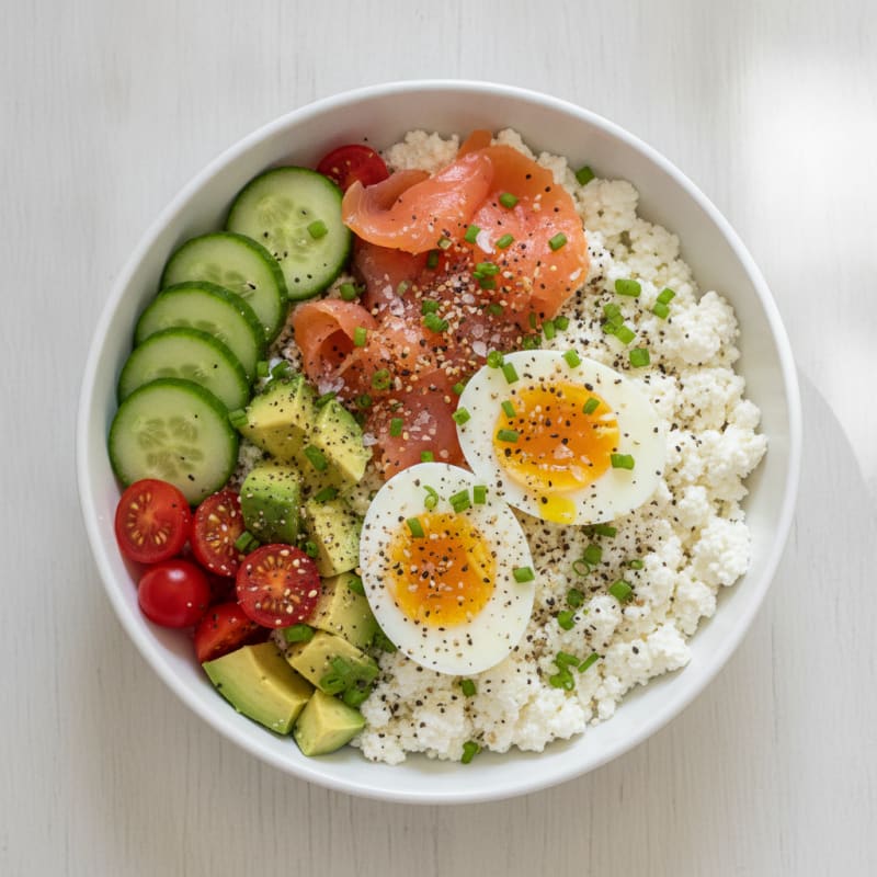Savory Cottage Cheese Breakfast Bowl