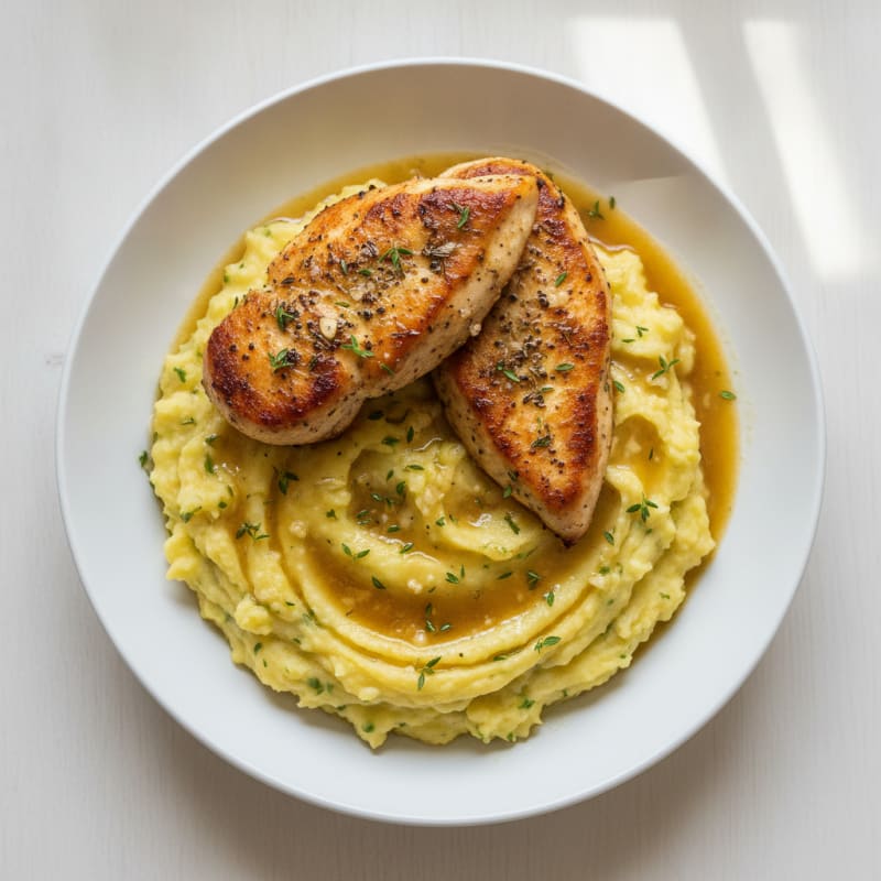 Buttery Garlic Mashed Potatoes