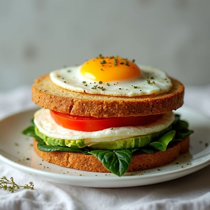 Herb-Crusted Turkey and Avocado Club Stack