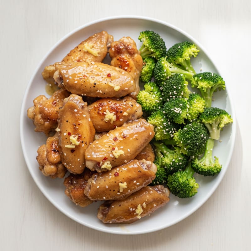 Sweet & Sticky Honey-Glazed Chicken Wings