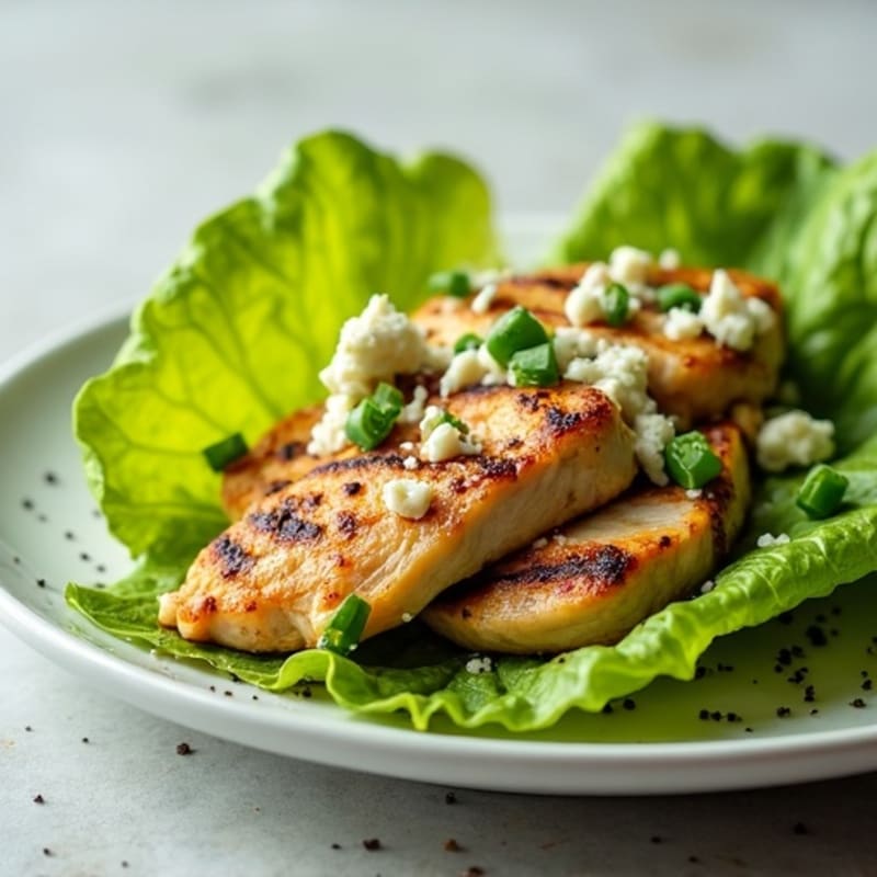 Grilled Chicken Caesar Lettuce Wraps