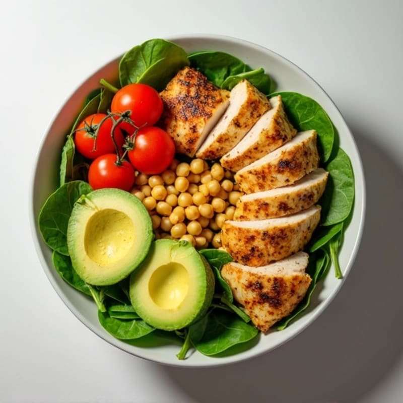 Crisp Avocado Salad Bowl
