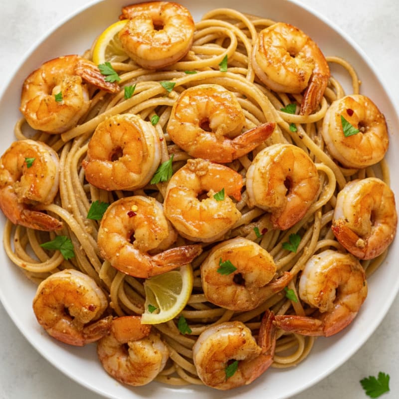Garlic Butter Shrimp Scampi Pasta